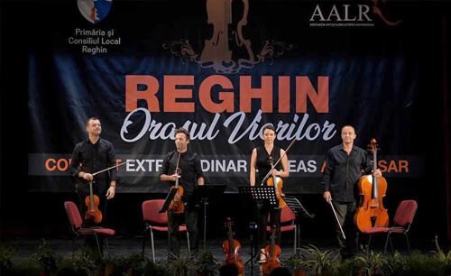Concert extraordinar la ceas aniversar - Reghin oraș al viorilor